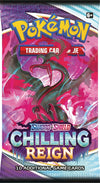 Pokemon TCG Sword & Shield 6 Chilling Reign Booster Packs (4 Packs)