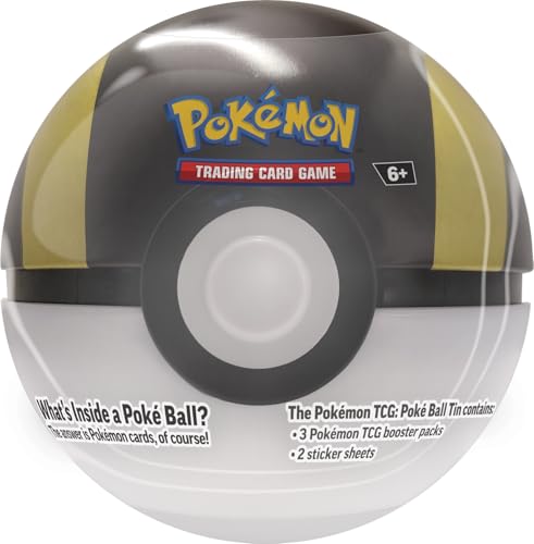 Pokémon TCG: Poké Ball Tin Bundle 2024 Version—Poké Ball, Great Ball & Ultra Ball (9 Pokémon TCG Booster Packs & 7 Sticker Sheets)