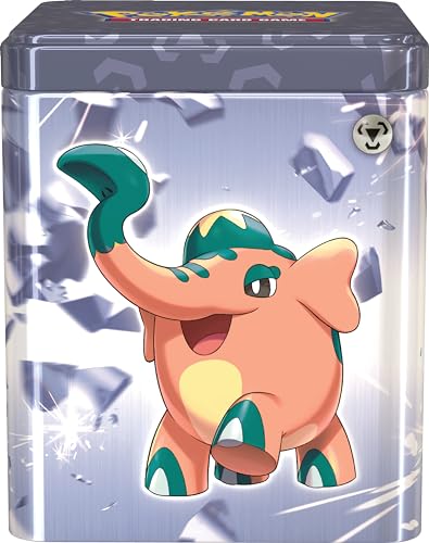 Pokémon TCG: Metal Stacking Tin (3 Booster Packs & 2 Sticker Sheets)