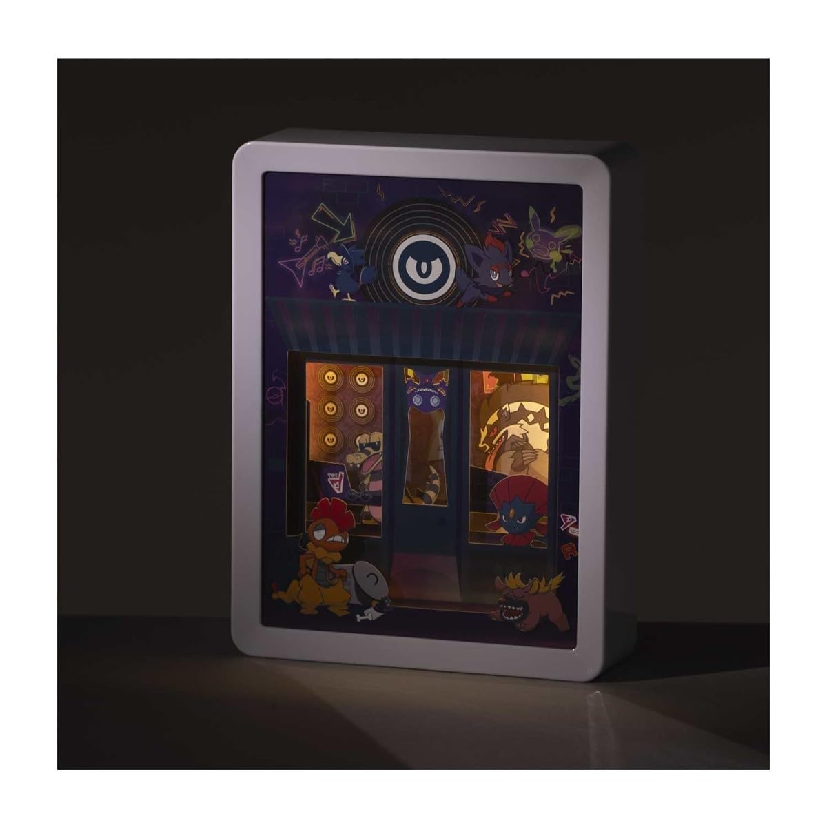 Pokémon Center: Dark-Type Pokémon Home Accents Paper Light Box
