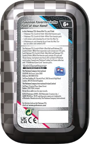 Pokémon TCG: Unova Mini Tin-Eelektross & Galvantula