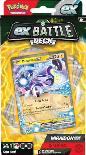 Pokemon TCG: Miraidon ex Battle Deck (Ready-to-Play 60-Card Deck)