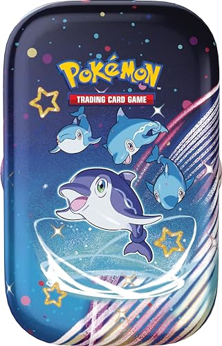 Pokémon TCG: Scarlet & Violet—Paldean Fates Mini Tin – Finizen (2 Booster Packs, 1 Sticker & 1 Art Card)