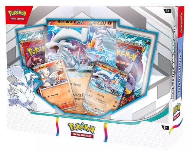 Pokemon TCG Trading Card Game Boxes Reshiram ex and Archaludon ex Box 2 Boxes, 4 Packs per Box and 2 Promo Cards with one Oversized Card