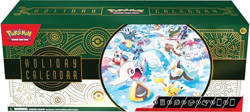 Pokémon TCG: Holiday Calendar (8 Foil Promo Cards, 5 Booster Packs & More)