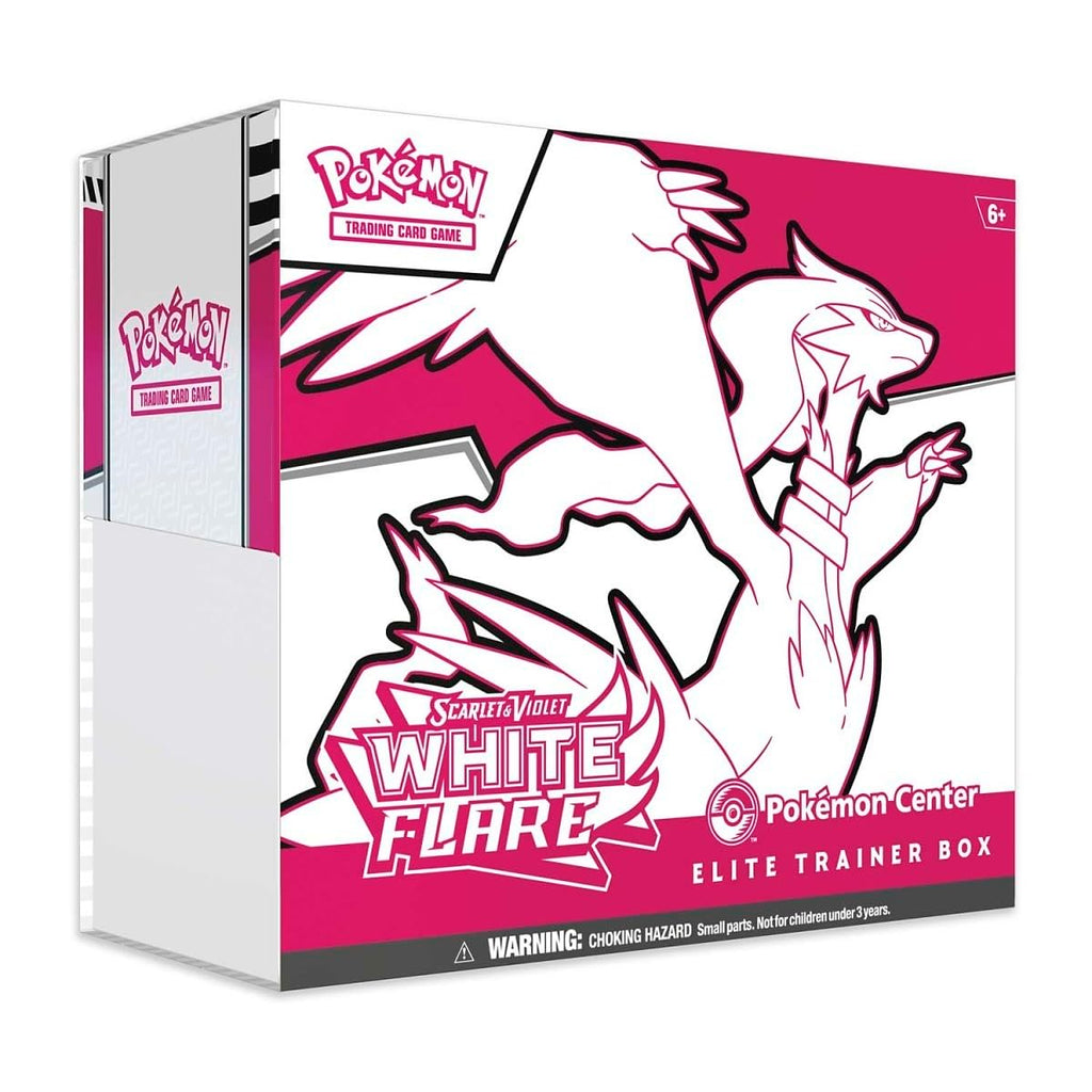 Pokemon TCG Scarlet & Violet 10.5 White Flare Pokemon Center Elite Trainer Box - 11 Packs, Promo Cards