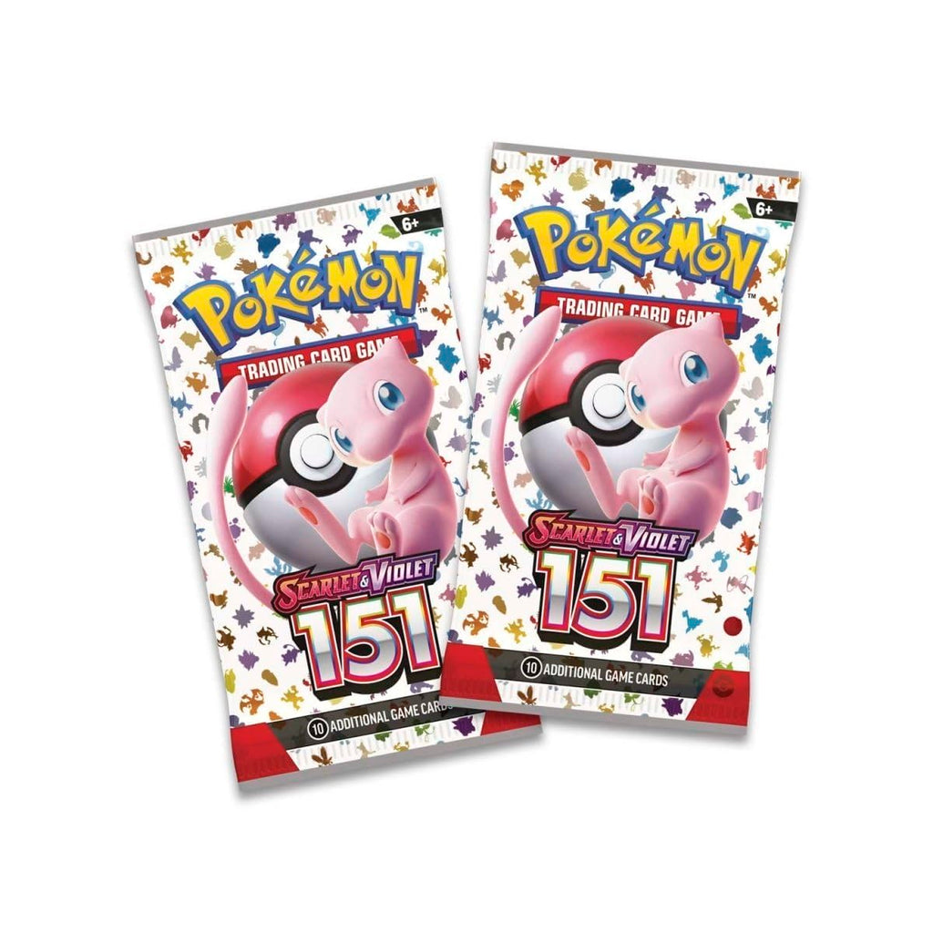 Pokémon TCG: Scarlet & Violet—151 Mini Tin – Kadabra and Hitmonlee (2 Booster Packs, 1 Coin & 1 Art Card)