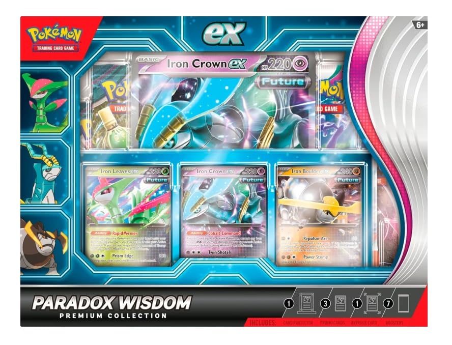 Pokemon TCG: Paradox Wisdom Premium Collection, Age: 6+ Years