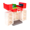 Jazwares Pokémon Play ‘N’ Display Case - Multi-Level Storage Unit with Rooftop Arena and Space for 35+ 2-Inch Battle Figures