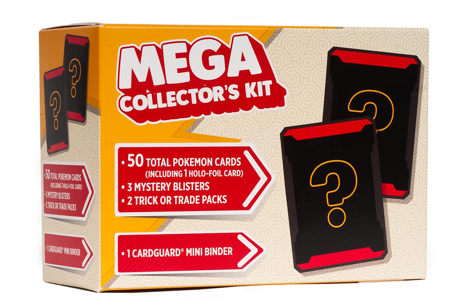 Pokémon Mega Collector's Kit: 100 Total Pokémon Cards | 5 Packs + 50 Cards (Includes 1 Holo-Foil Card) + Mini-Binder