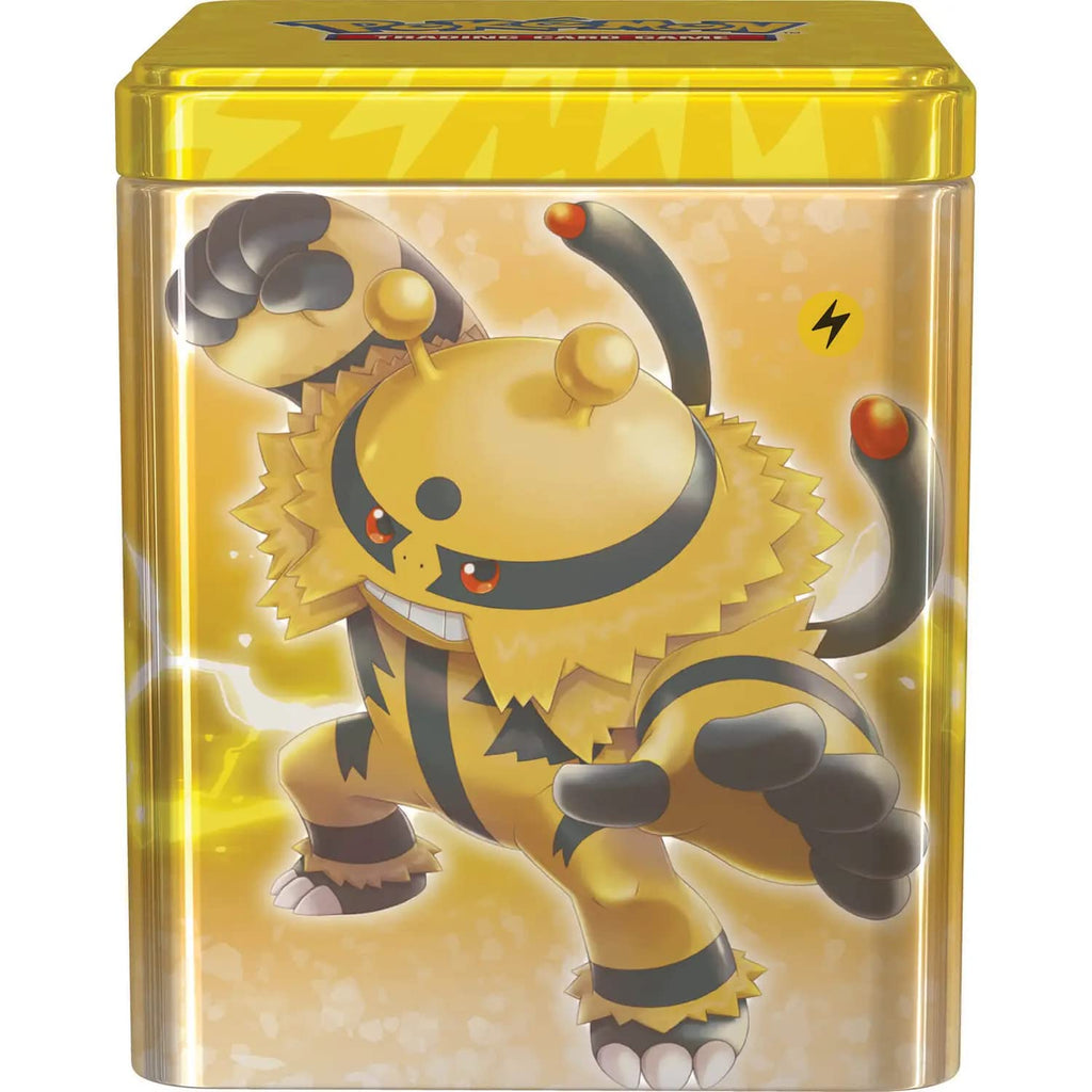 Pokemon TCG: Lightning Stacking Tin (3 Booster Packs & Coin)