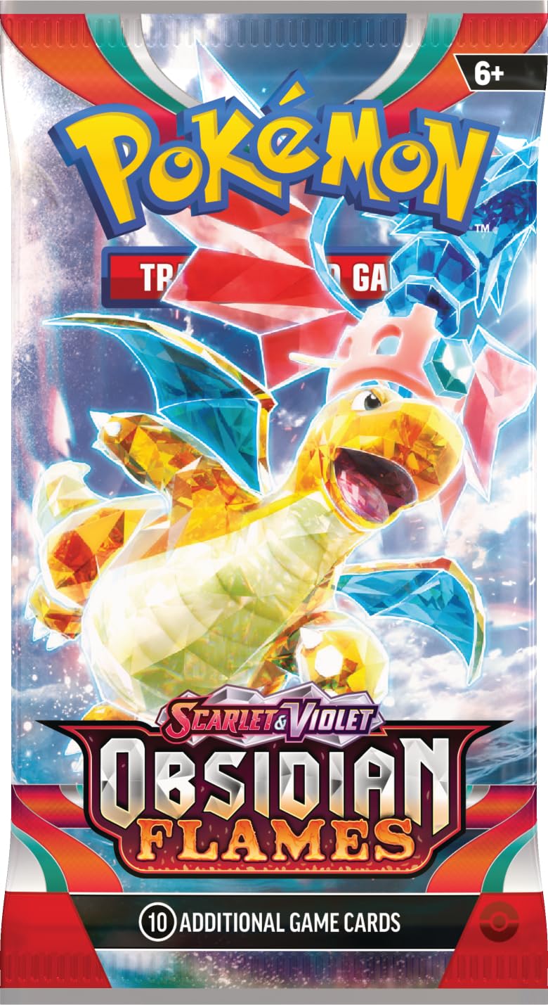 Pokemon TCG: Scarlet & Violet: SV03 Obsidian Flames: 3 Pack Booster Blister - Houndstone