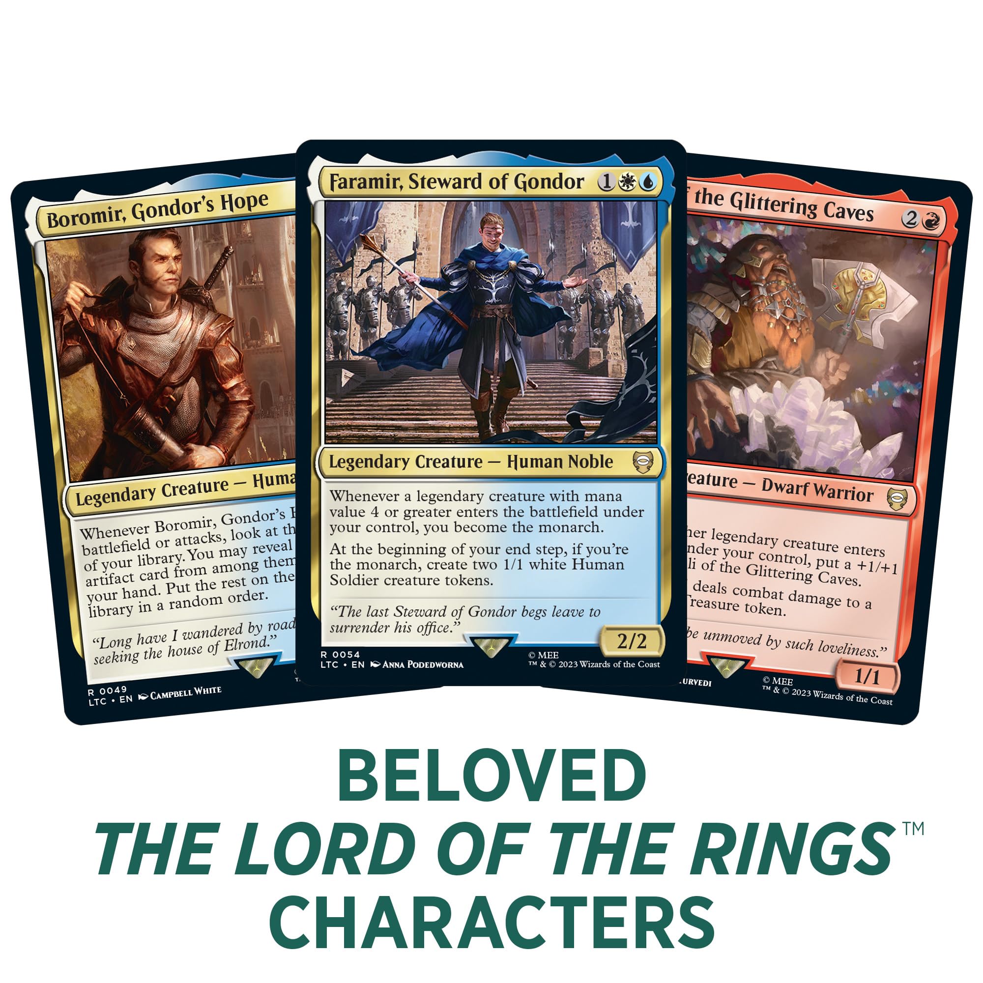 Magic The Gathering The Lord of The Rings: Tales of Middle-Earth Commander Deck Bundle – Includes Pack of 4 Decks