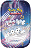 Pokémon TCG - Scarlet & Violet - Paldean Fates Mini Tin (Maushold/Smoliv/Tinkatink/Finizen/Flamigo - 1x Random, Black