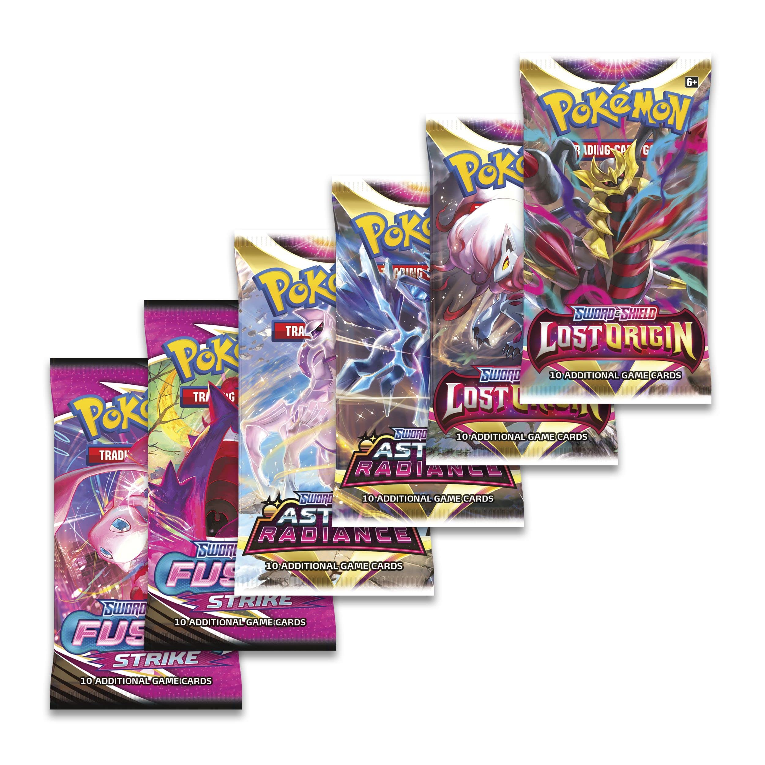 Pokémon TCG: Origin Forme Dialga VSTAR Premium Collection (2 Etched Foil Promo Cards, 1 Foil Oversize Card & 5 Booster Packs)