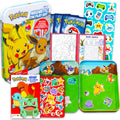 Pokemon Magnetic Creations Toy - Bundle with 36 Magnetic Play Pieces Plus Mini Coloring Book, Stickers and Pokemon Cards for Kids, Toddlers | Activity Play Set
