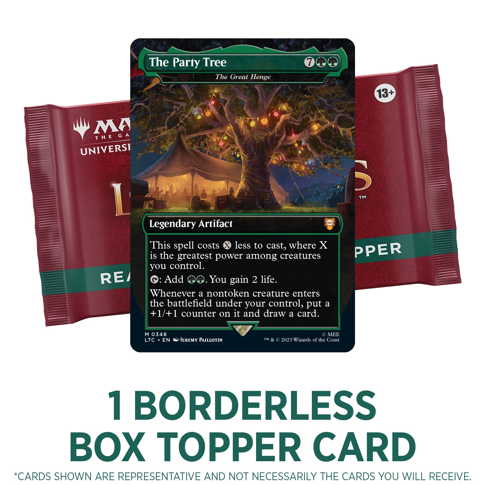 Magic: The Gathering The Lord of the Rings: Tales of Middle-earth Set Booster Box - 30 Packs (360 Magic Cards)