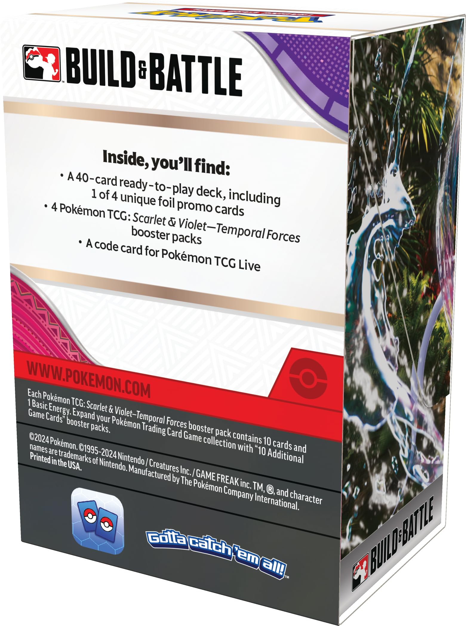 Pokemon TCG: Scarlet and Violet: Temporal Forces: Build & Battle Box