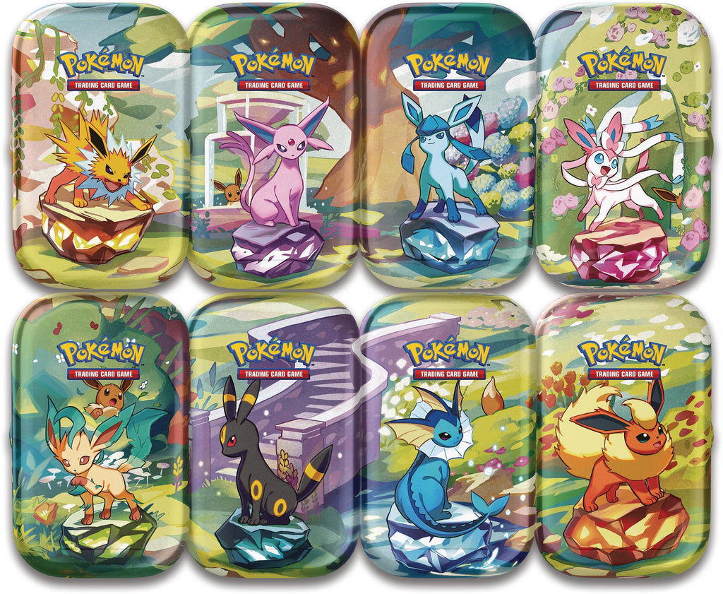 Pokemon TCG: Scarlet & Violet —Prismatic Evolutions Mini Tin - Umbreon (2 Booster Packs & 1 Coin)