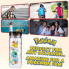 Pokemon Water Bottle for Kids with Straw, 19.6oz Plastic Reusable Drink Bottle