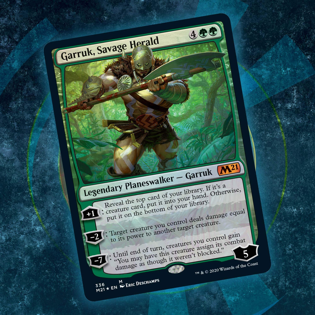 Magic: The Gathering Garruk, Savage Herald Planeswalker Deck | Core Set 2021 (M21) | 60 Card Starter Deck